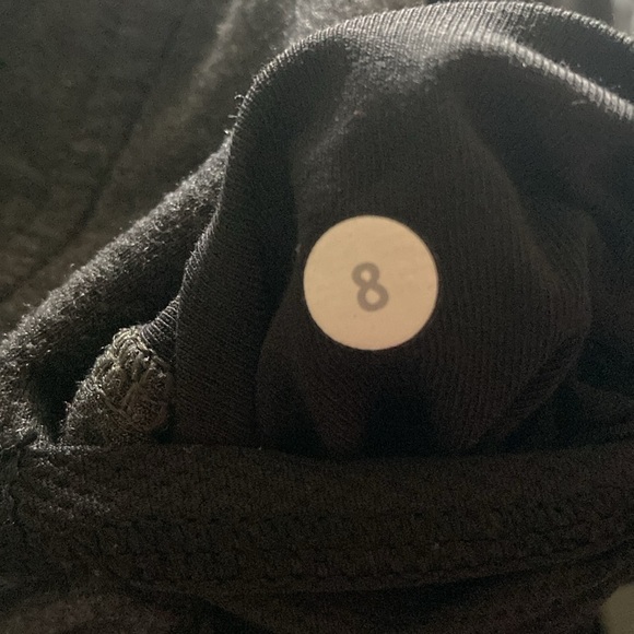 Lululemon coast wrap sweater jacket dark charcoal gray size 8 cocoon - Picture 6 of 7